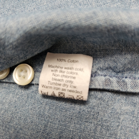 J Crew Women's Denim Shirt, size S, blue - Picture 11 of 11